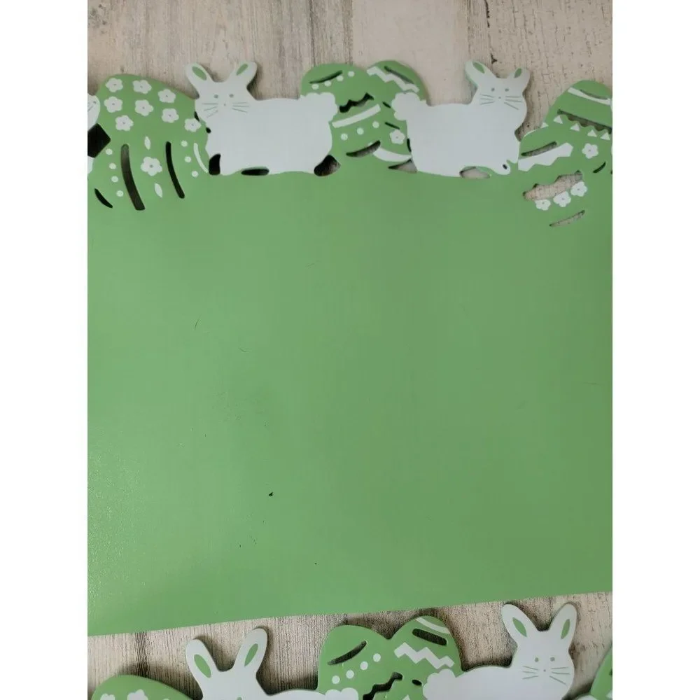 Green foam Easter placemat egg‎ set home decor